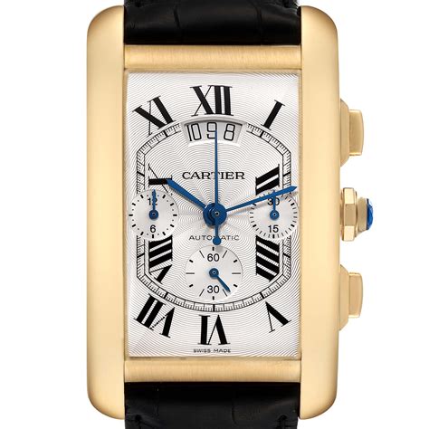 Cartier Tank Americaine Yellow Gold W2609256 Stock 49291 SwissWatchExpo