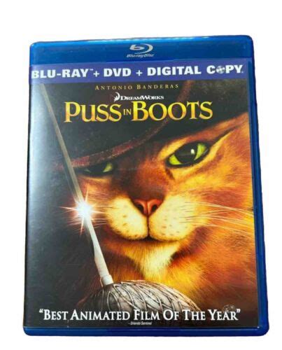 Puss In Boots Two Disc Blu Raydvd Comb Blu Ray Ebay