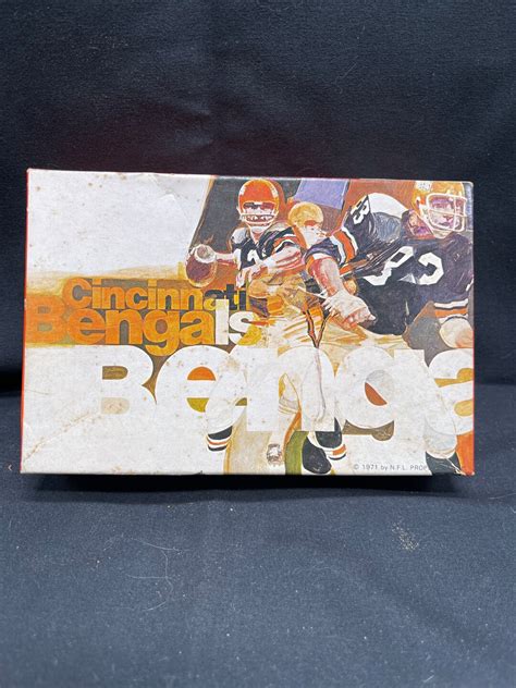 Vintage 1971 Cincinnati Bengals Puzzle NFL Extremely Rare - Etsy