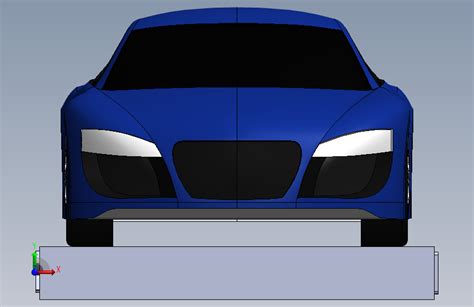 车、汽车、玩具车、汽车模型audi R8 Surface Modeling 2snapshot3solidworks 2016模型图纸