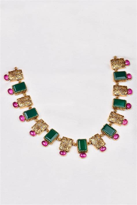 Designer Gold Necklace Francis Alukkas Indian Bridal Jewelry Sets