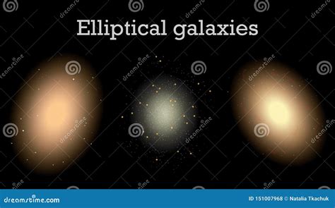 Elliptical Galaxies Collision Stock Photo | CartoonDealer.com #2503404