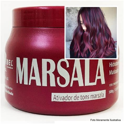 Mascara Vinho Marsala 500G Mairibel Condicionador Matizador No Shoptime