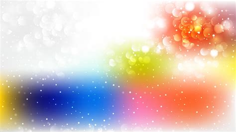 Free Abstract Colorful Blurry Lights Background