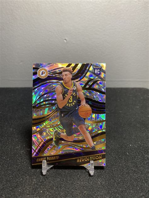 Panini Revolution Rookies Fractal Chris Duarte Rookie Rc