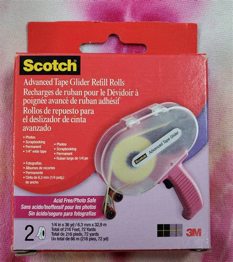 Scotch Advanced Tape Glider Gun Dispenser And New Acid Free Etsy