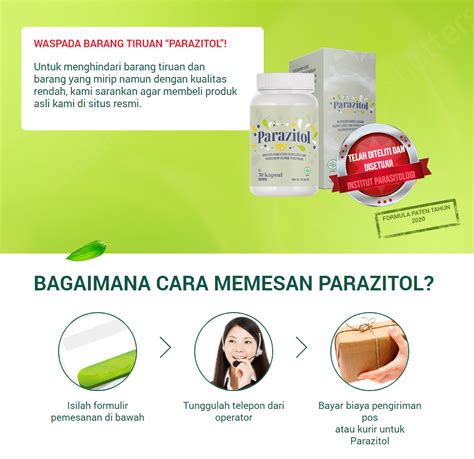 Parazitol : Kapsul, Ulasan, Karya, Harga, Manfaat, Bahan, Asli, Beli