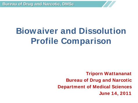 PDF Biowaiver And Dissolution Profile Comparisondmsc2 Dmsc Moph Go Th