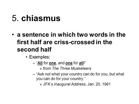 chiasmus  literature examples examplescom