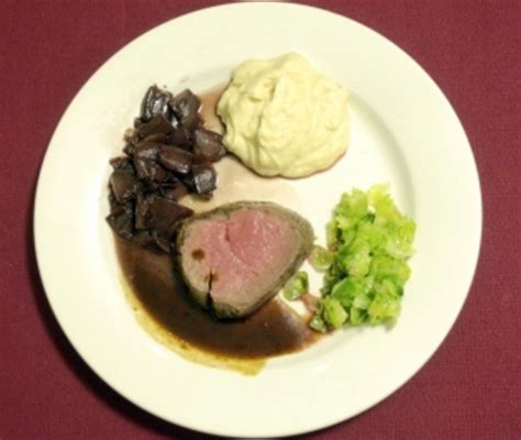 Rinderfilet mit Rotweinschalotten und Selleriepüree Patrick Bach