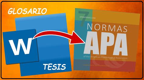 Como Crear Un Glosario De Palabras En WORD YouTube