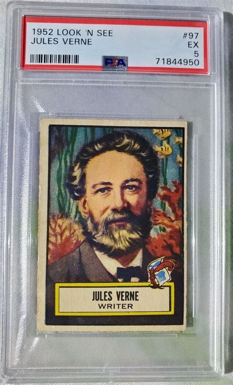 1952 Topps Look N See Jules Verne 97 Psa 5 Ex Ebay