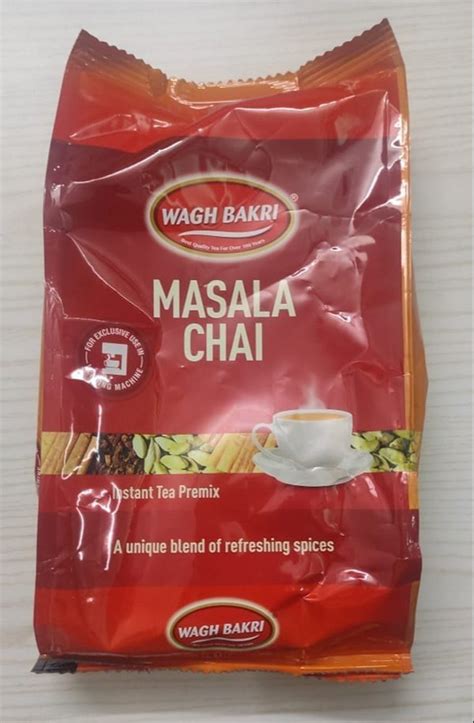 Blended Black Wagh Bakri Masala Chai Instant Tea Premix Powder At Rs