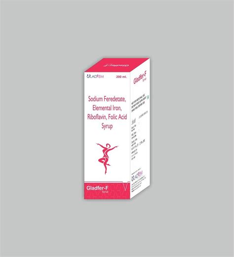 Sodium Feredetate Elemental Iron Riboflavin Folic Acid Syrup For Clinical At ₹ 270 Piece In Sas