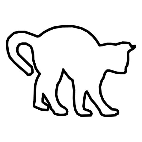 Outlined Cat Free Stock Photo - Public Domain Pictures
