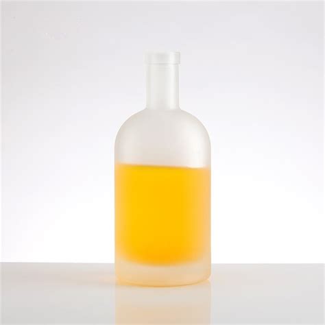 Customized 750ml Frosted Glass Liquor Bottles Manufacturers Suppliers