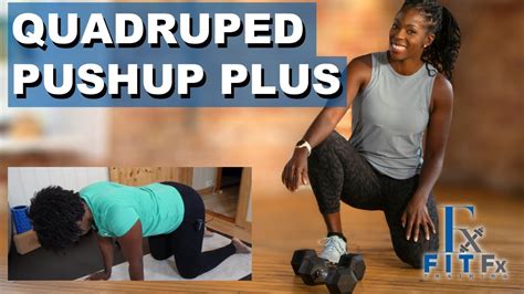 Quadruped Pushup Plus Improve Shoulder Mobilitystability And Manage