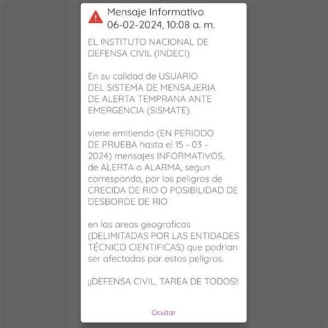 Sismate Qu Es El Mensaje De Alerta Que Recibiste En Tu Celular Y