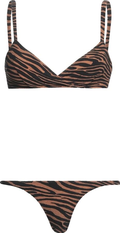 Lisa Marie Fernandez Bikini Brown Shopstyle Two Piece Swimsuits