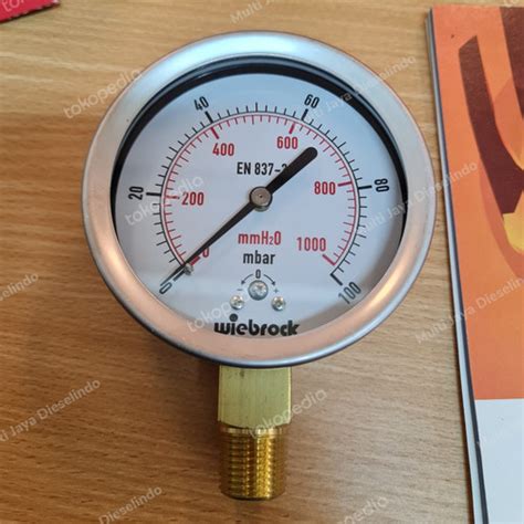 Jual Pressure Gauge Raket Stainless Kuningan Inch Mbar Jakarta