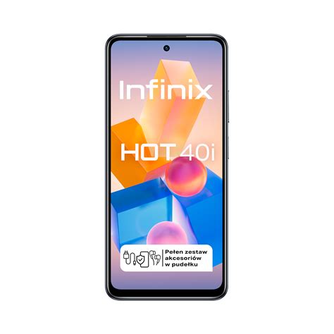 Smartfon INFINIX Hot 40i Black 8 256GB Lechpol B2B