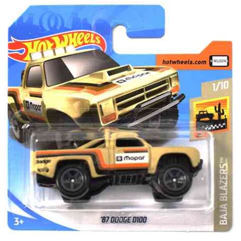 Hot Wheels 87 Dodge D100 Baja kisautó 1 64 Mattel vásárlás a Játékshopban