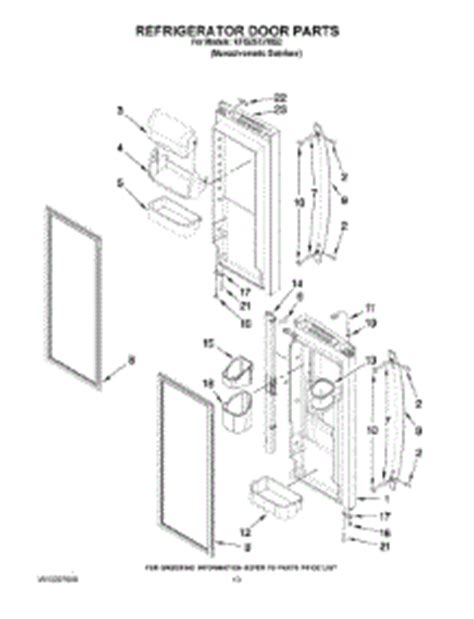 KFIS25XVMS2 KitchenAid Refrigerator Parts Free Repair Help