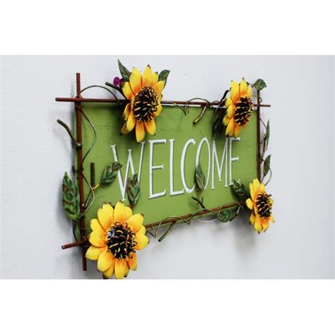 Charlton Home Motes Rust Resistant Metal Plants Flowers Wall Decor