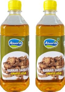 ABOORVA Nannari Sharbat Natural Refreshing Drink And Natural Body