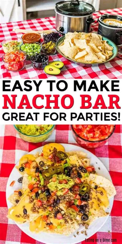 Nacho Bar | Nacho bar, Mexican food recipes easy, Food