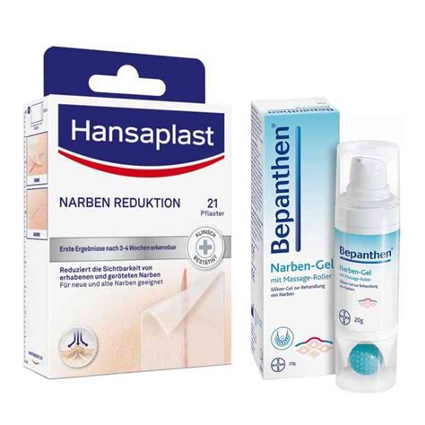 Bepanthen Narben Gel Mit Massageroller Hansaplast Pflaster Zur