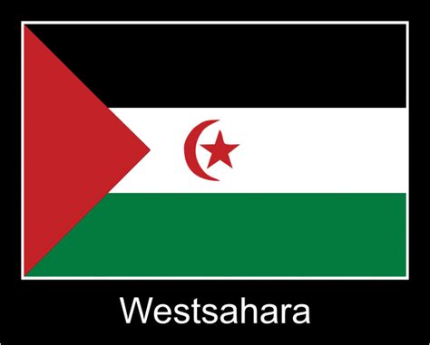 Aufkleber Westsahara