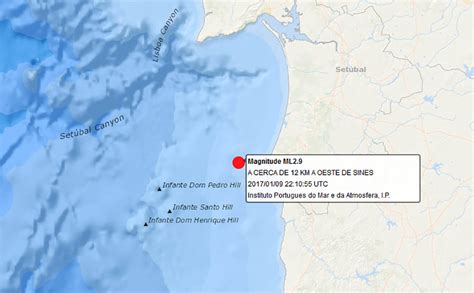 Sismo Foi Sentido Na Zona De Sines