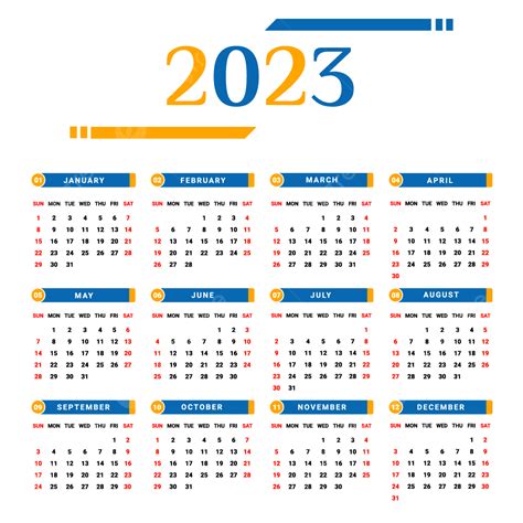 Calendrier Simple Bleu 2023 Calendrier Png Calendrier 2023 Calendrier 2023 Hd Calendrier