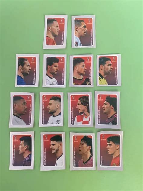 FIFA WC QATAR 2022 Coca Cola Sticker Complete Set C1 C14 Panini From