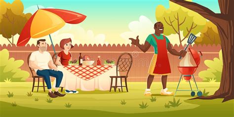 Black People Cookout Stock Illustrations – 135 Black People Cookout ...