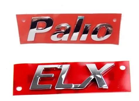 Kit Emblemas Elx Tampa Traseira Palio 2004 2005 2006 Parcelamento Sem