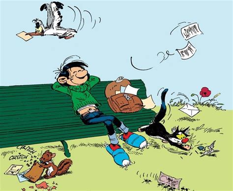 Gaston Bd Gaston Lagaffe Franquin Dessin Bd