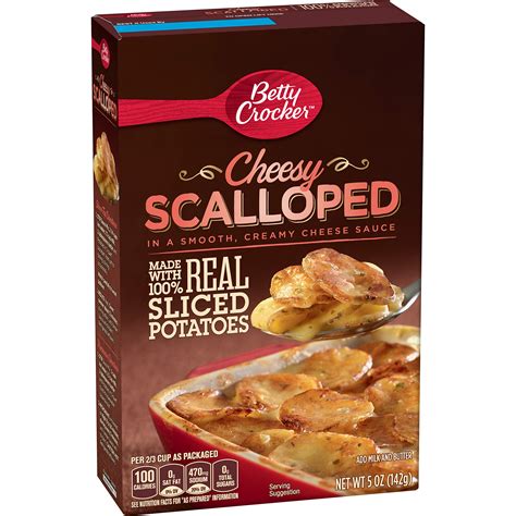 Betty Crocker Cheesy Scalloped Potatoes With Real Cheese 5 Oz Delicious And Easy To Prepare