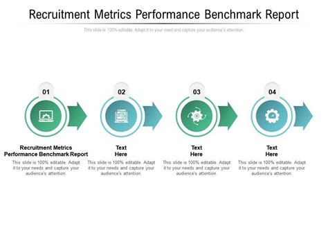 Recruitment Metrics Performance Benchmark Report Ppt Powerpoint