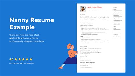 Nanny Resume Examples & Templates (2025) · Resume.io