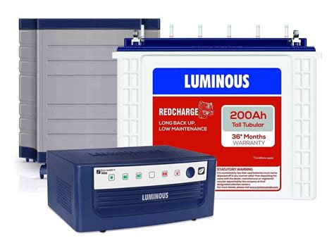 Luminous Inverter Luminous Ah Battery Tall Trolley Combo