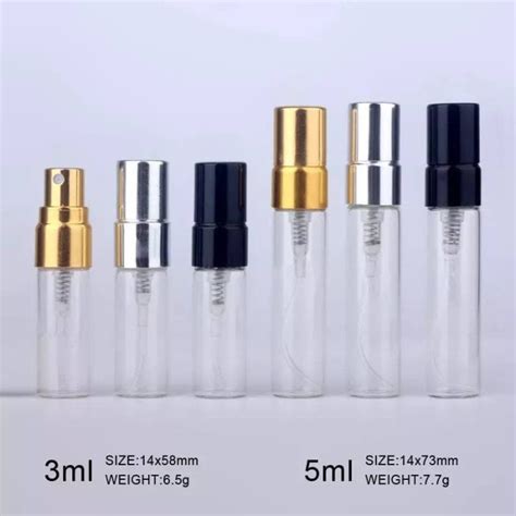 Jual Botol Spray Refill Kaca 5ml Parfum Sprayer Tutup Metal