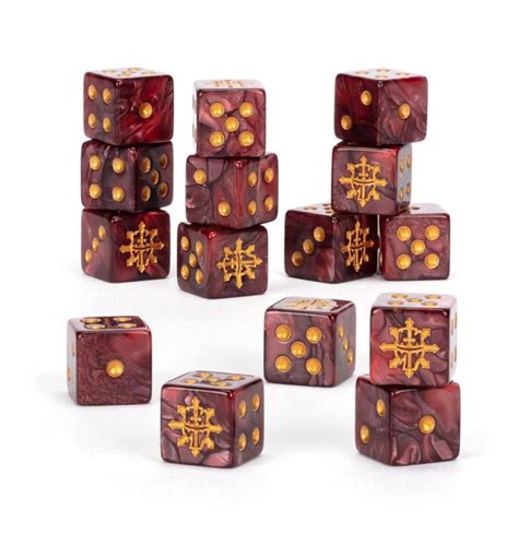 Warhammer 40000 Chaos Knights Dice Gathering Games