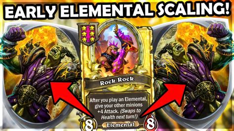 Early Rock Rock With Master Of Realities Hearthstone Battlegrounds