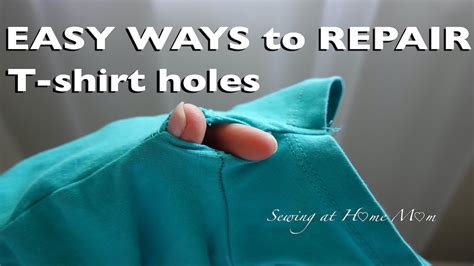 Sewing Holes In Clothes Sewing Hacks Easy Repair Repair Armpit