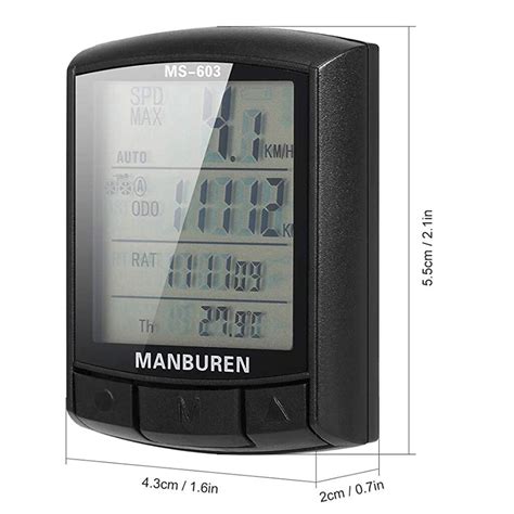 Fiets Snelheidsmeter Fiets Computer Waterdichte Dr Grandado