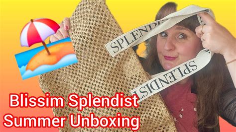 Limited Edition Blissim Splendist Summer Edition Unboxing Beauty