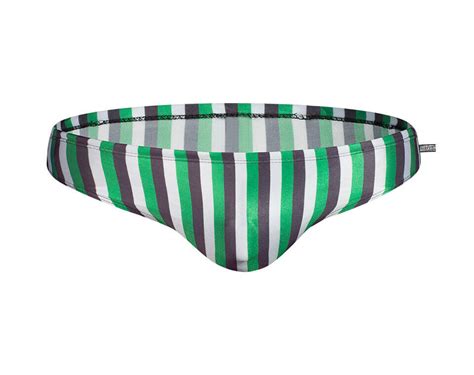 Men S Sexy Swim Briefs Striped Hot Beach Surf Swimwear Man Swimming Trunks Ebay