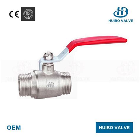 China Customized Male Threaded Brass Ball Valve Manufacturers And